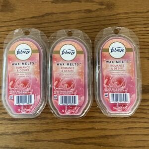 Febreze Romance & Desire‎ Scented Wax Melts Air Freshener 6 pack - Lot of 3